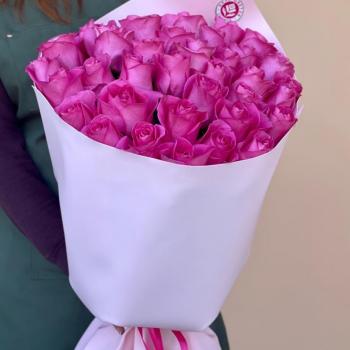Букеты из розовых роз 70 см (Эквадор) (артикул букета  22880sr)