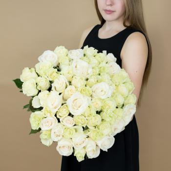 Букет из белых роз 101 шт 40 см (Эквадор) articul   11100