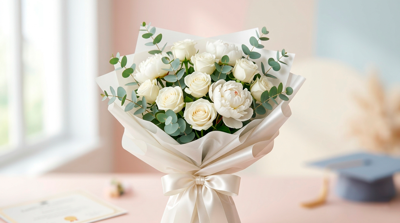 Букет на выпускной: как выбрать цветы учителю и выпускнику